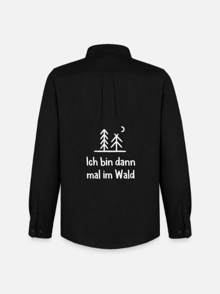Wald Waldarbeiter Holzfäller - Männer Oxford Hemd von Stanley/Stella - Schwarz