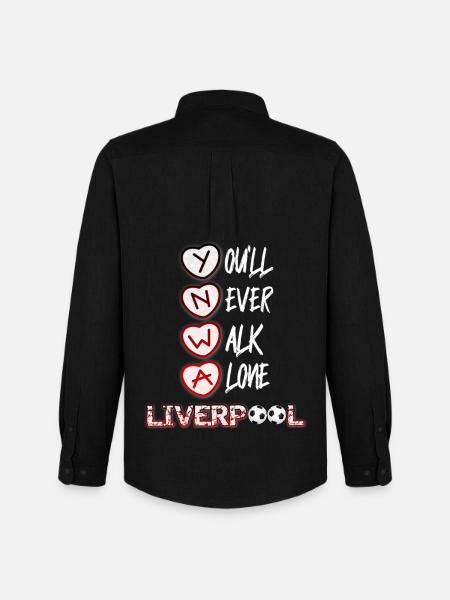 Liverpool liverpool - Men's Oxford Shirt by Stanley/Stella - black
