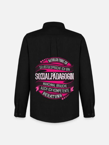 Sozialpädagogin - Männer Oxford Hemd von Stanley/Stella - Schwarz
