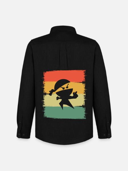 Ninja - Men's Oxford Shirt by Stanley/Stella - black