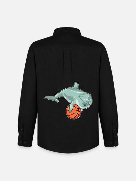 Dolphin Basketteur Basketteur - Chemise Oxford homme Stanley/Stella - noir