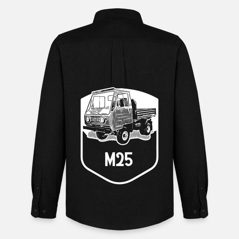 Multicar M25 - DDR - Klassiker - Männer Oxford Hemd von Stanley/Stella - Schwarz