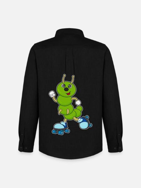 Caterpillar Roller Skating Roller Skates - Men's Oxford Shirt by Stanley/Stella - black