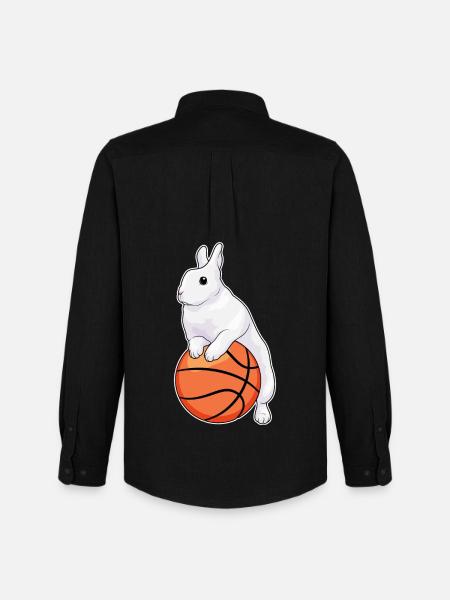Lapin Basketteur Basketteur - Chemise Oxford homme Stanley/Stella - noir