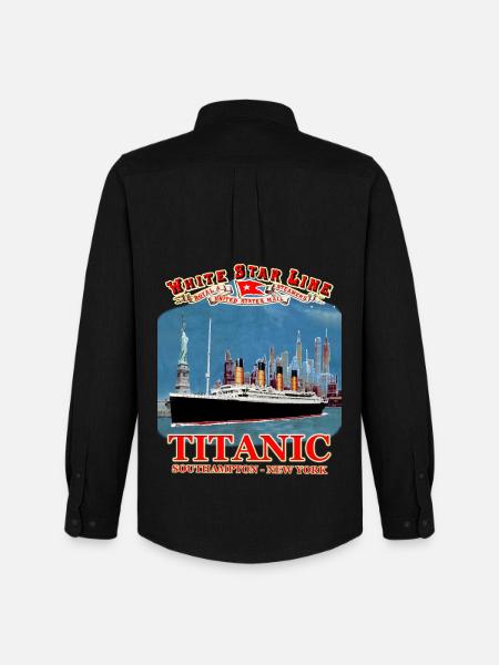 TITANIC skapelse Louis RUNEMBERG © Adagp - Stanley/Stella Oxfordskjorta Herr - svart