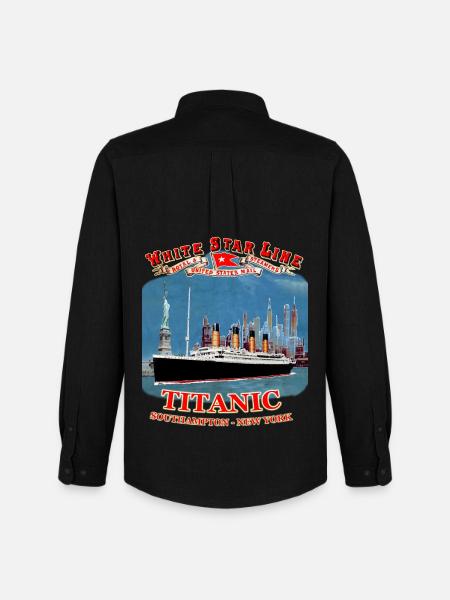 TITANIC skapelse Louis RUNEMBERG © Adagp - Stanley/Stella Oxfordskjorta Herr - svart
