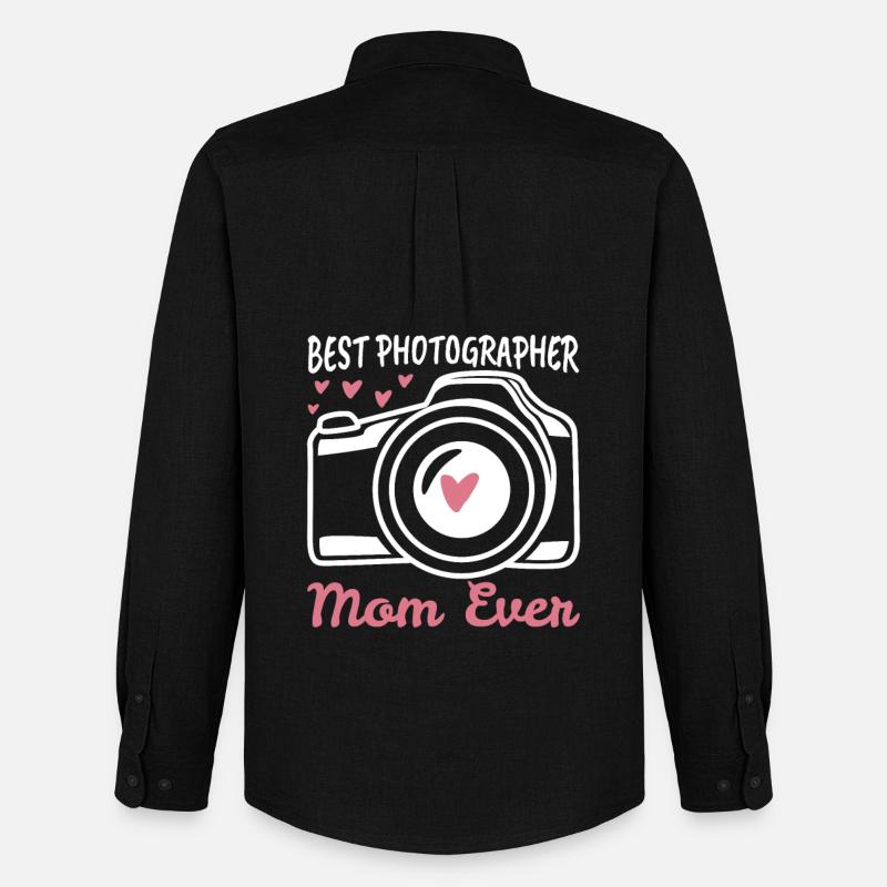 Fotografie Mama - Männer Oxford Hemd von Stanley/Stella - Schwarz