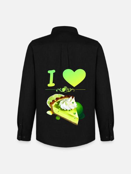 J’adore Key Lime Pie - Chemise Oxford homme Stanley/Stella - noir