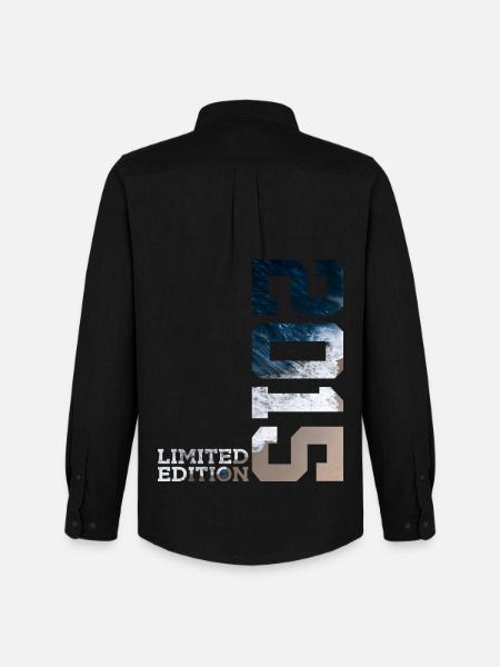 11E ANNIVERSAIRE ÉDITION LIMITÉE 2015 - Chemise Oxford homme Stanley/Stella - noir