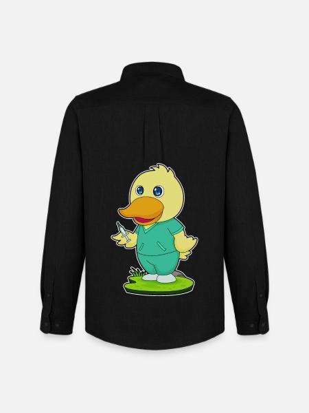 Infirmière Canard Vie Quotidienne - Chemise Oxford homme Stanley/Stella - noir