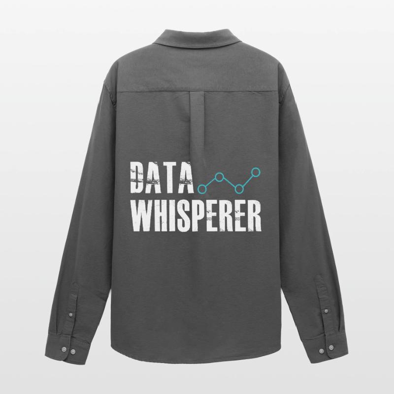 Data Whisperer Science Analyst Software Engineer Men's Oxford Shirt by Stanley/Stella