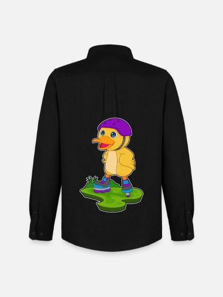 Duck Inline skating Inline skates - Men's Oxford Shirt by Stanley/Stella - black
