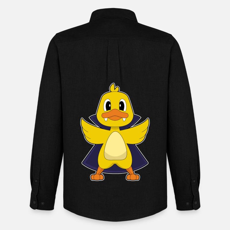 Vampire canard - Chemise Oxford homme Stanley/Stella - noir