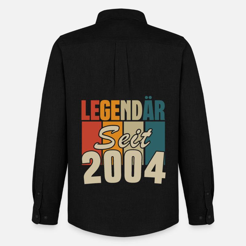Legendär seit 2004 - Männer Oxford Hemd von Stanley/Stella - Schwarz