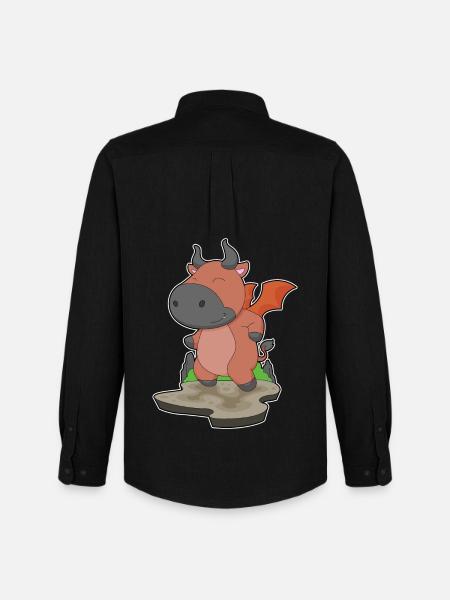 Taurus Halloween Demon - Men's Oxford Shirt by Stanley/Stella - black