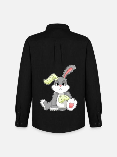 Rabbit Bandage - Men's Oxford Shirt by Stanley/Stella - black