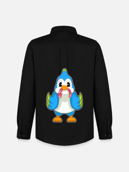 Parrot Worm - Men's Oxford Shirt by Stanley/Stella - black
