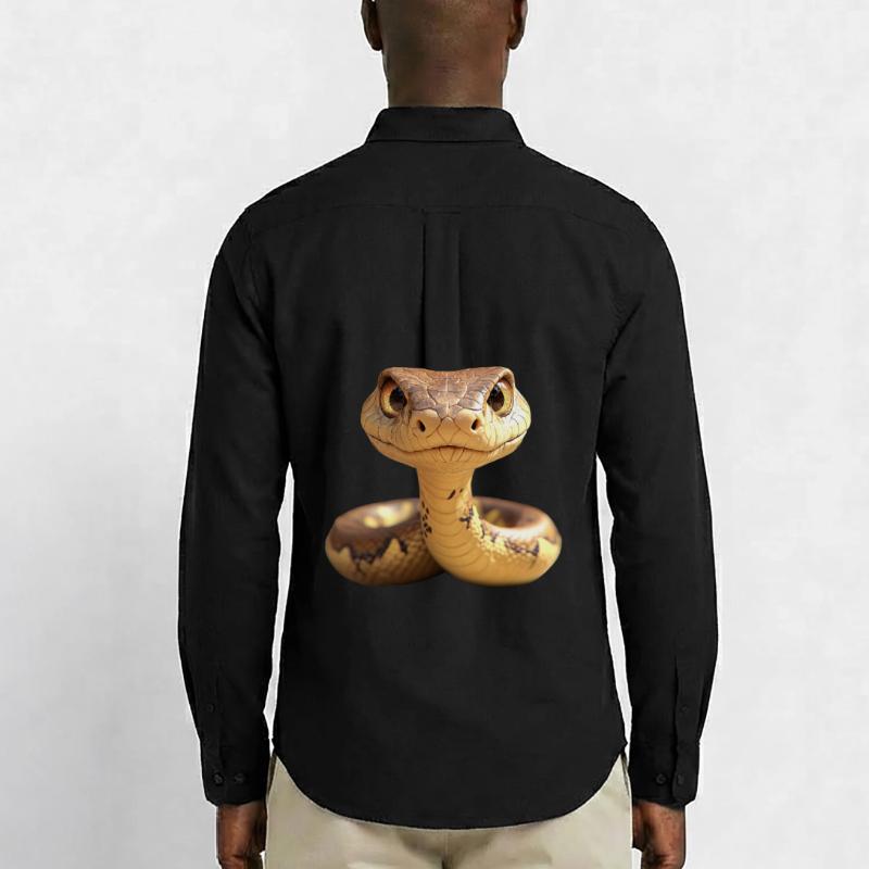 Serpent Python Cobra Mamba Serpent à sonnettes Serpent Chemise Oxford homme Stanley/Stella