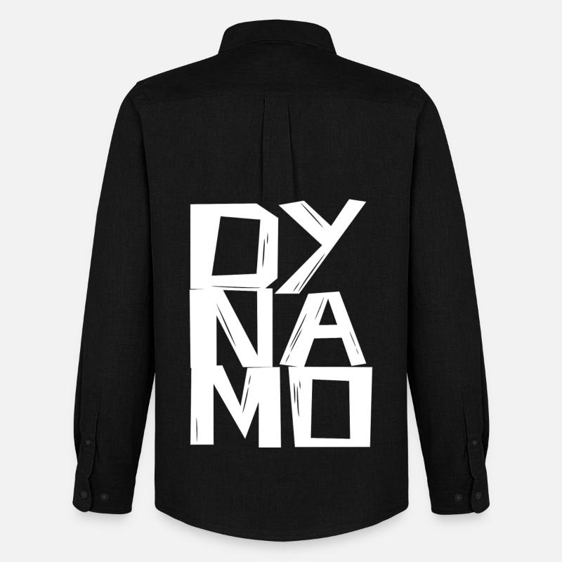 -DY-NA-MOs- - Männer Oxford Hemd von Stanley/Stella - Schwarz