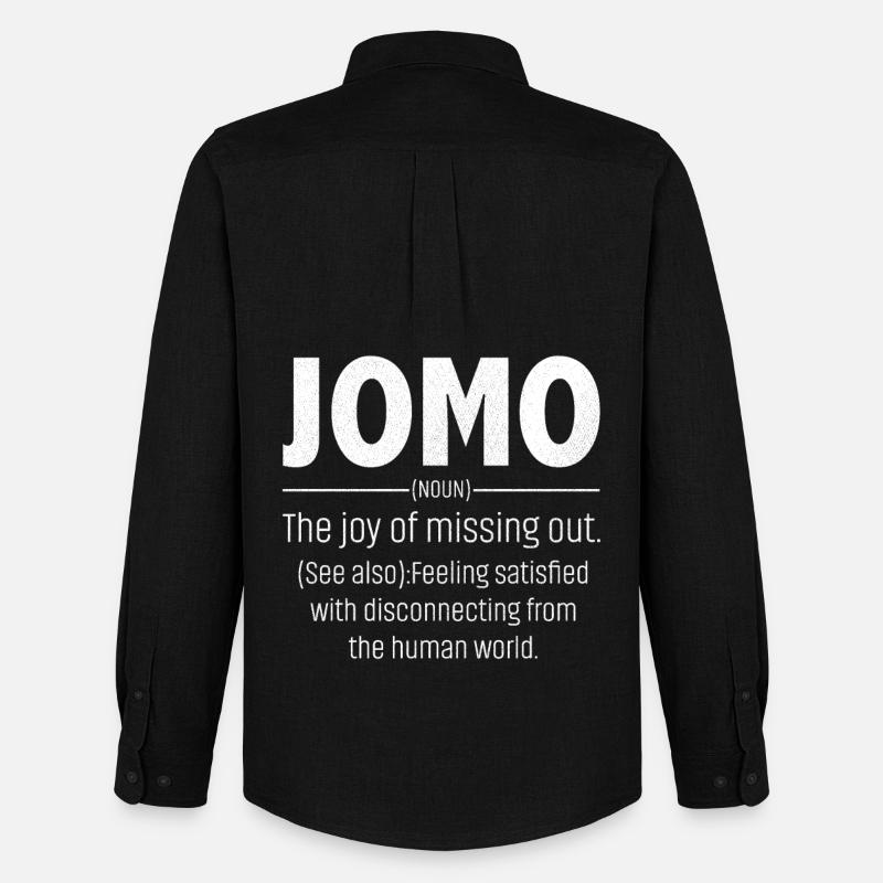 jomo defination - Männer Oxford Hemd von Stanley/Stella - Schwarz