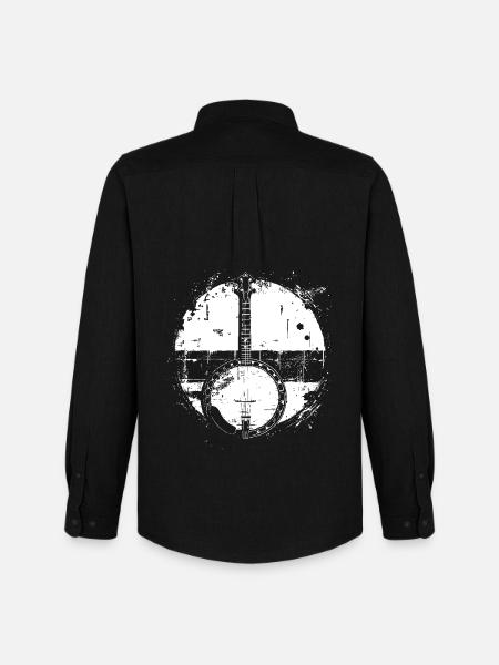 Banjo Sketch - Men's Oxford Shirt by Stanley/Stella - black