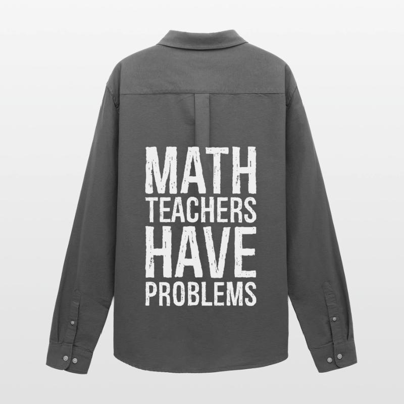 math teachers have problems Men's Oxford Shirt by Stanley/Stella