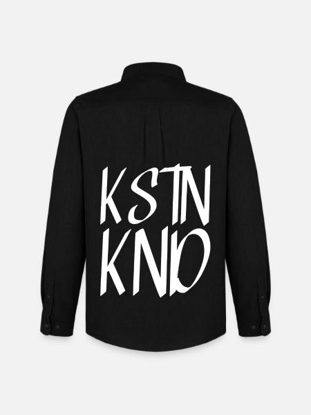 Kstnknd - Männer Oxford Hemd von Stanley/Stella - Schwarz