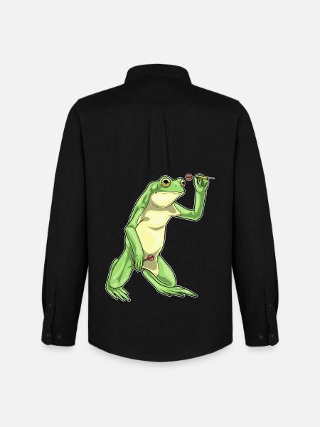 Frog Dart Dart - Men's Oxford Shirt by Stanley/Stella - black