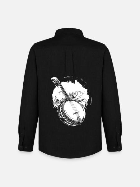 Banjo - Men's Oxford Shirt by Stanley/Stella - black