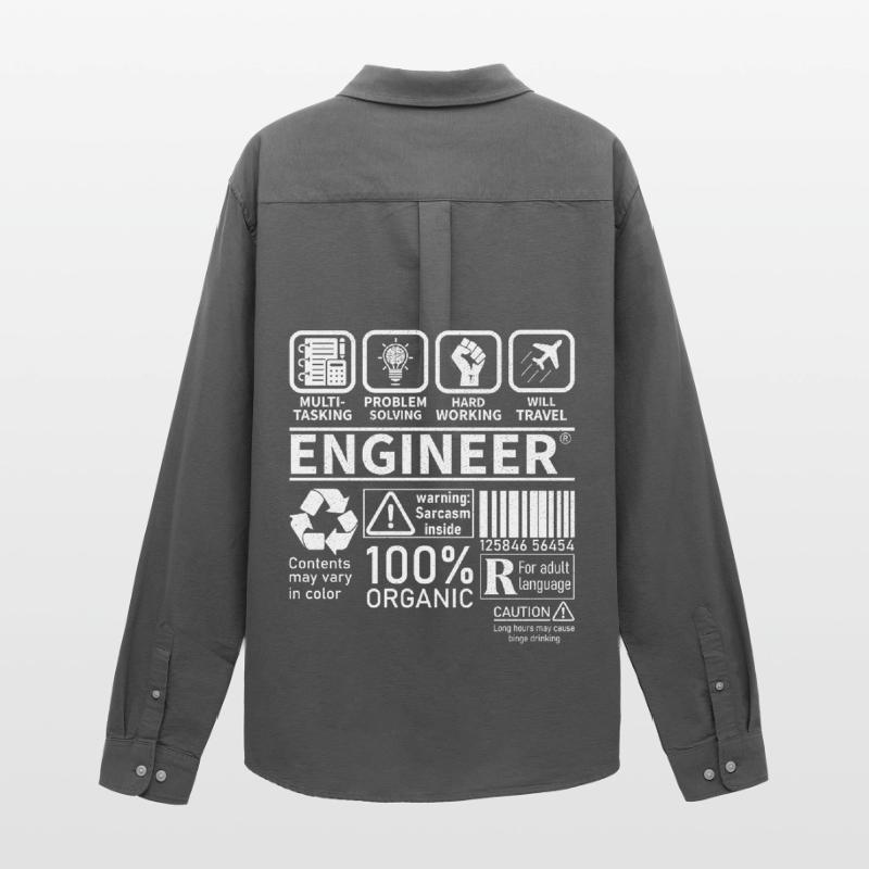 engineer multitasking problem solving hard working Men's Oxford Shirt by Stanley/Stella