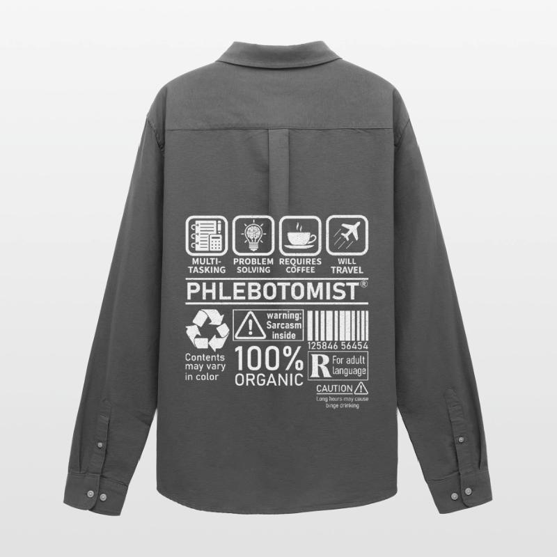 Phlebotomist multi tasking problem solving Men's Oxford Shirt by Stanley/Stella