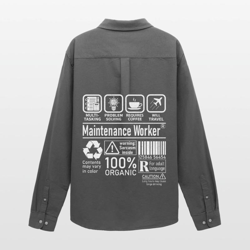 Maintenance Worker multi tasking problem solving Männer Oxford Hemd von Stanley/Stella