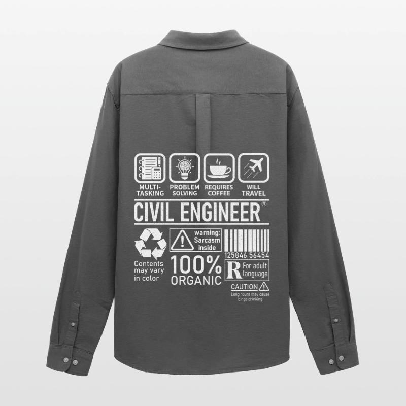 Civil Engineer multi tasking problem solving Men's Oxford Shirt by Stanley/Stella