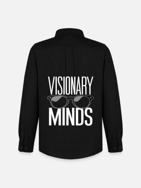 Visionary Minds Eyewear Inspiration - Men's Oxford Shirt by Stanley/Stella - black
