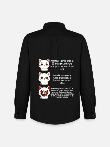 Bing Watcher Series - Movie Humor - Men's Oxford Shirt by Stanley/Stella - black