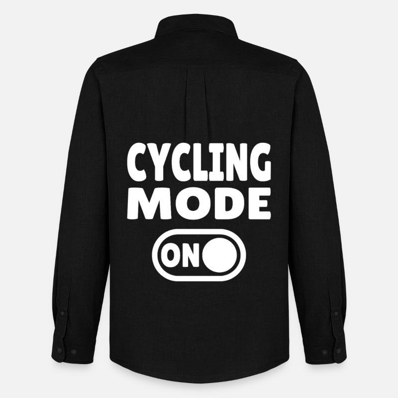 Mode cyclisme activé Cyclisme - Chemise Oxford homme Stanley/Stella - noir