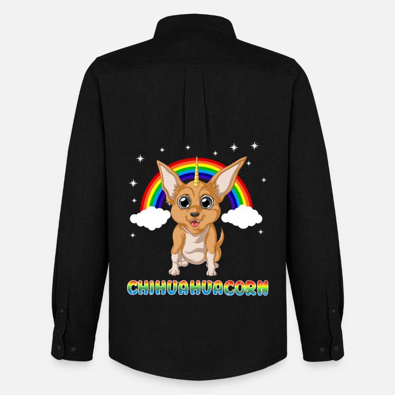 Chihuahua - Männer Oxford Hemd von Stanley/Stella - Schwarz