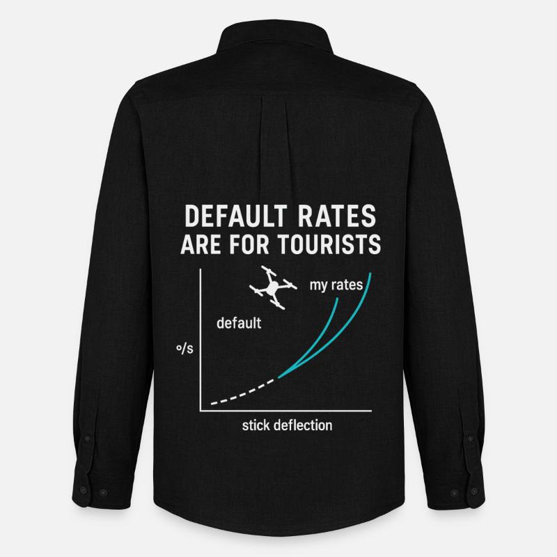 Le tariffe predefinite sono per i turisti amanti dei droni - Stanley/Stella Camicia Oxford uomo - nero