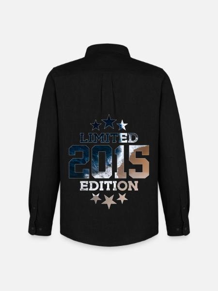 ÉDITION LIMITÉE 2015 11E ANNIVERSAIRE - Chemise Oxford homme Stanley/Stella - noir