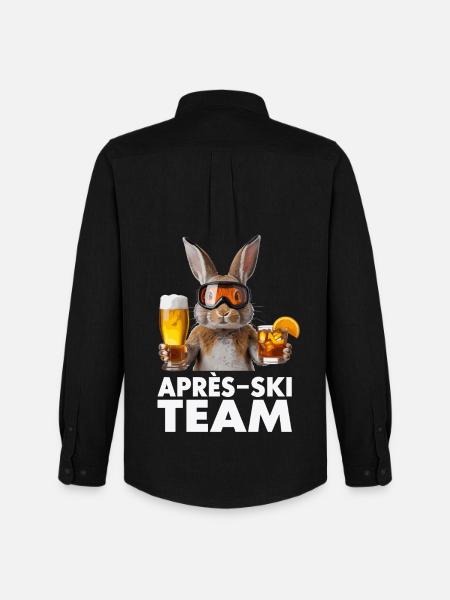 Après-ski bunny team - Men's Oxford Shirt by Stanley/Stella - black