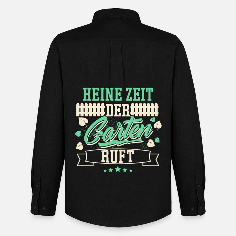 Garten Schrebergarten - Männer Oxford Hemd von Stanley/Stella - Schwarz