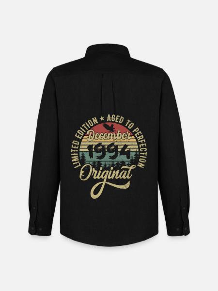December 1994 - Legend since December 1994 - Men's Oxford Shirt by Stanley/Stella - black