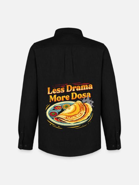 Tamil Tamilisch Sri Lanka Mindre Drama Mer Dosa - Stanley/Stella Oxfordskjorta Herr - svart