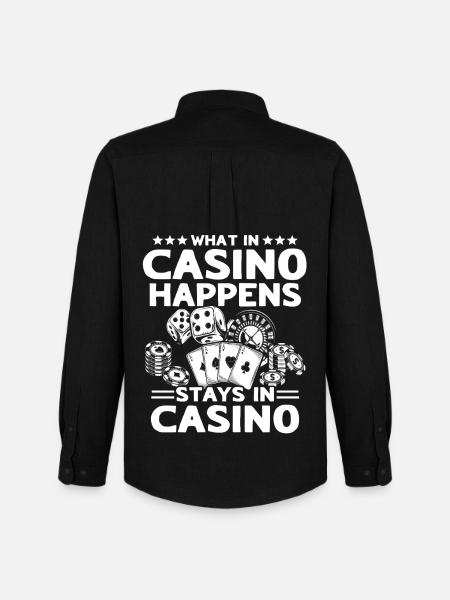 Casino Casino Players - Men's Oxford Shirt by Stanley/Stella - black
