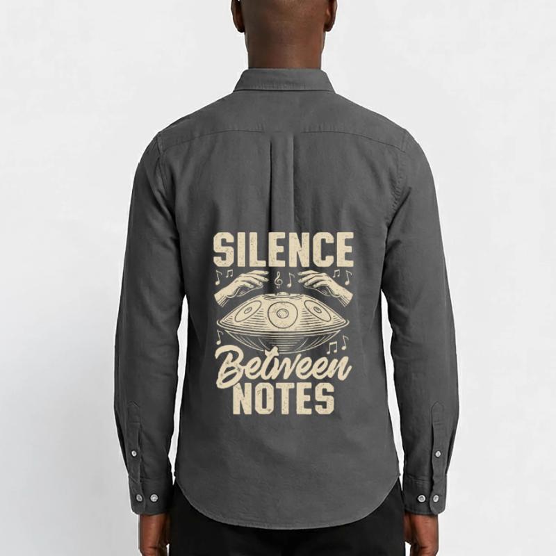 Silence Between Notes Men's Oxford Shirt by Stanley/Stella