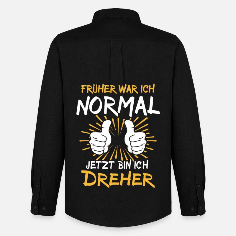 Dreher Spruch - Männer Oxford Hemd von Stanley/Stella - Schwarz
