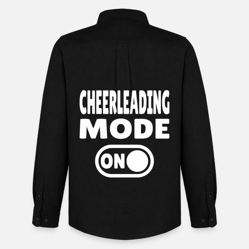 Cheerleading Mode ON -  Cheerleader - Männer Oxford Hemd von Stanley/Stella - Schwarz