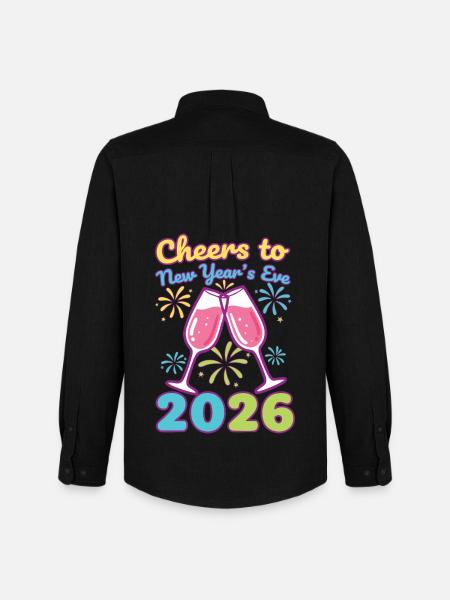 Bonne année 2026 ! - Chemise Oxford homme Stanley/Stella - noir