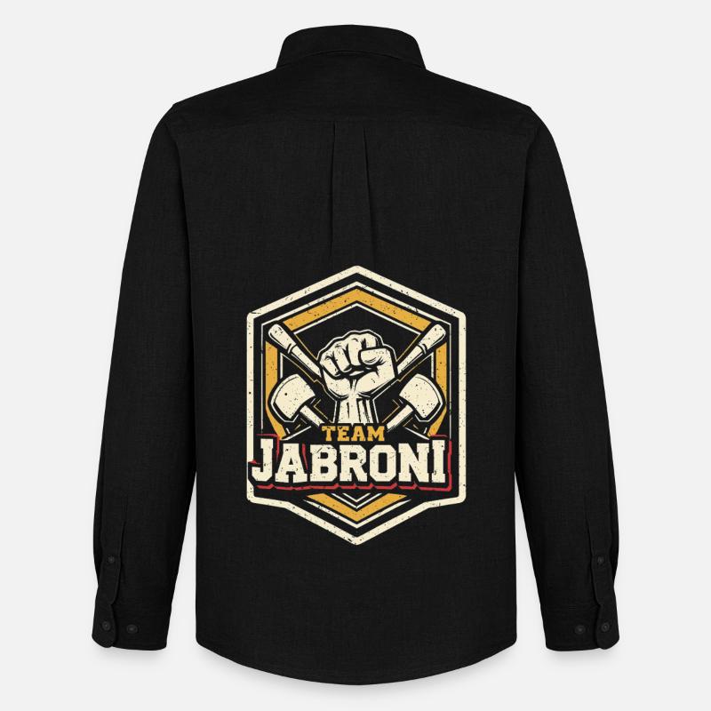 Team Jabroni - Männer Oxford Hemd von Stanley/Stella - Schwarz