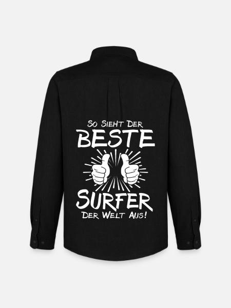 Best Surfer - Men's Oxford Shirt by Stanley/Stella - black